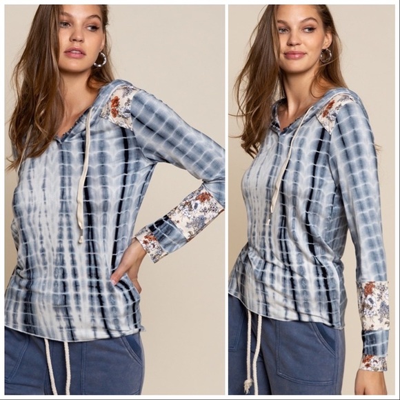 POL Bamboo & Boho Hand Dyed Hoodie - Picture 12 of 16